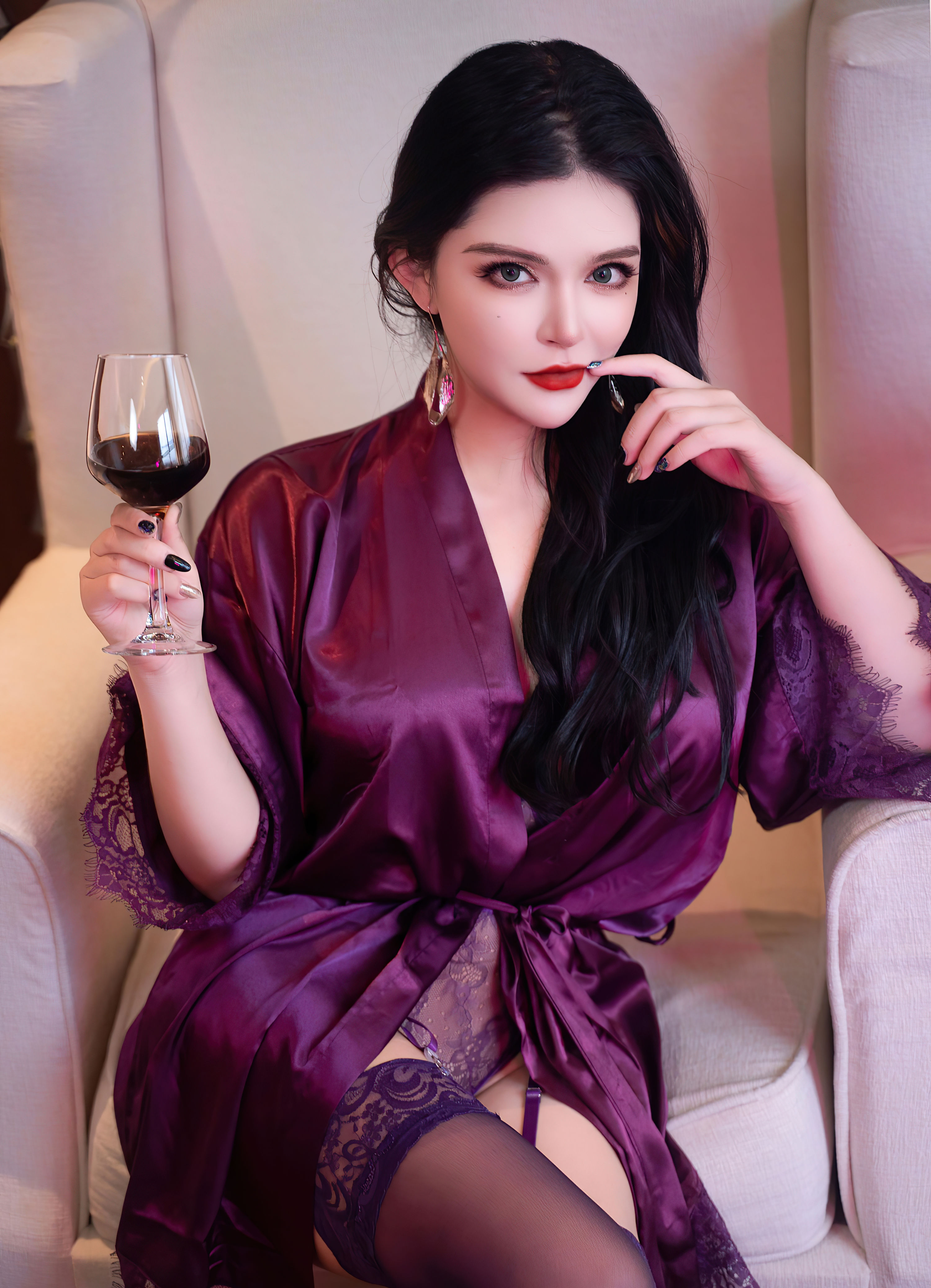 伊丽莎有点白 名媛气质