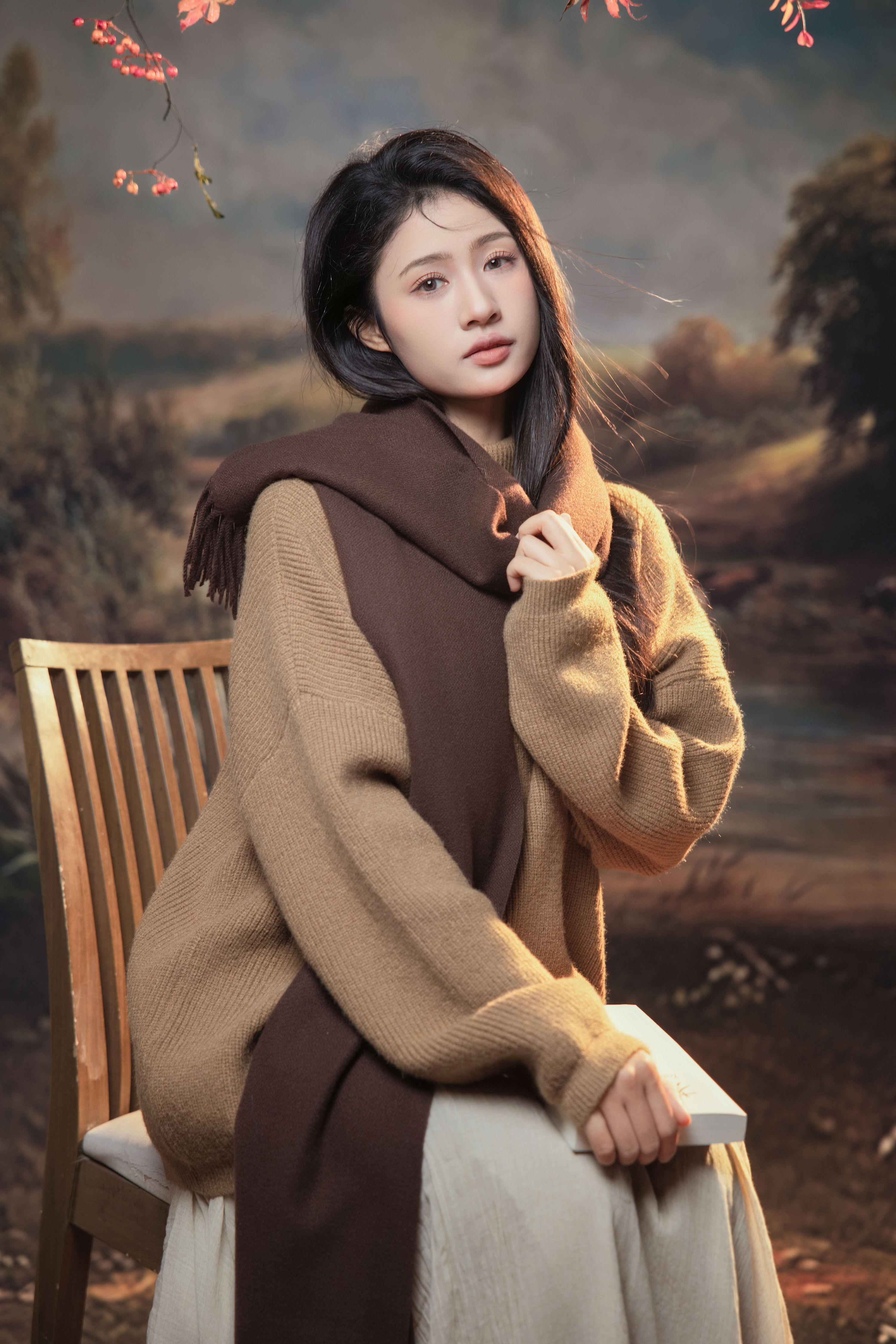 深秋的文艺少女 欣欣