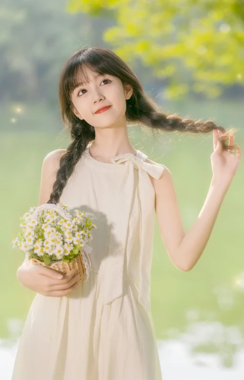 清新湖畔 美美晓鱼