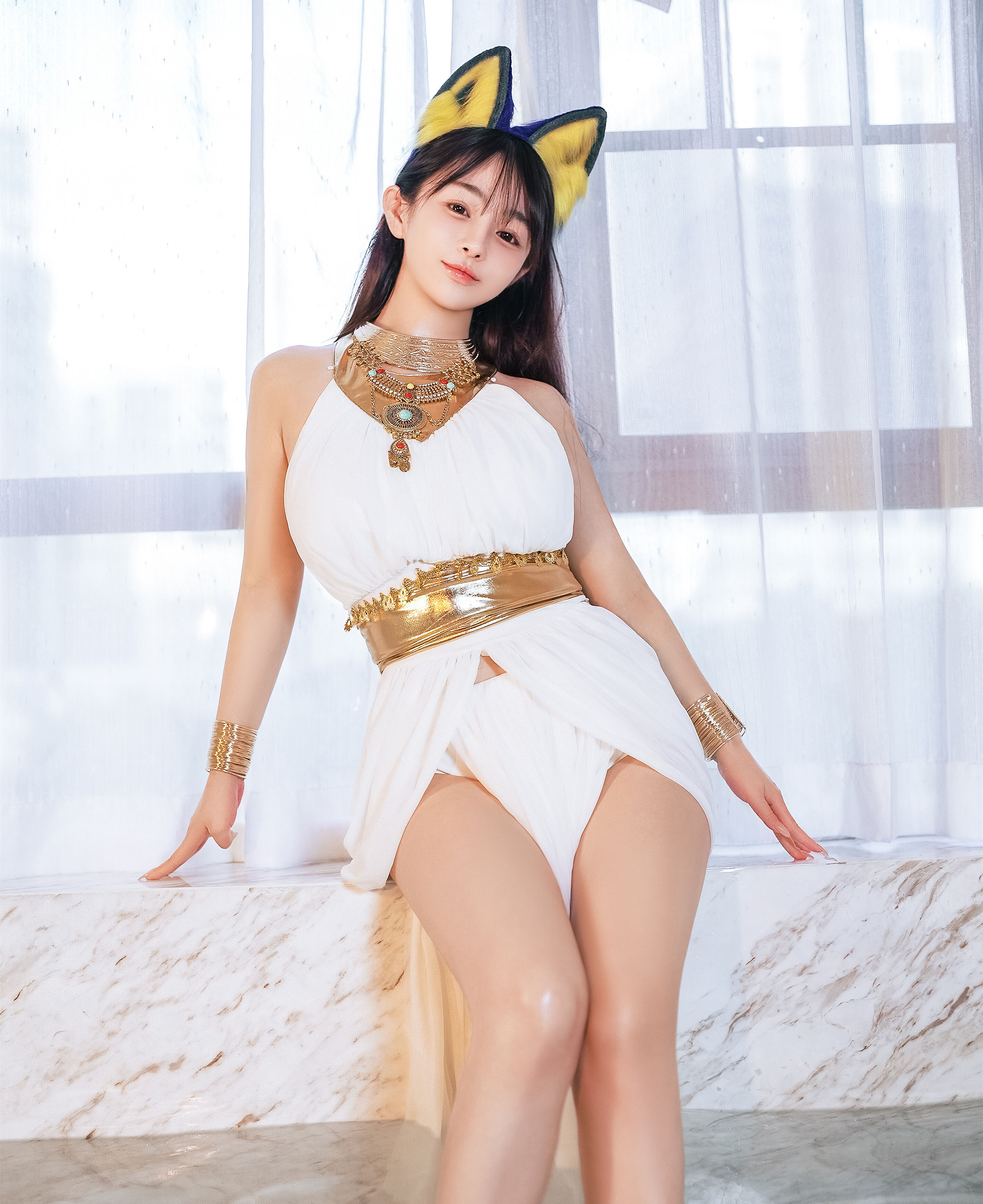 桜井宁宁 白色猫娘