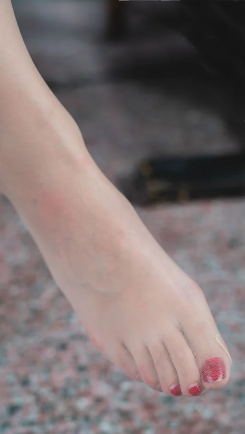 安妮 絲襪美足特寫