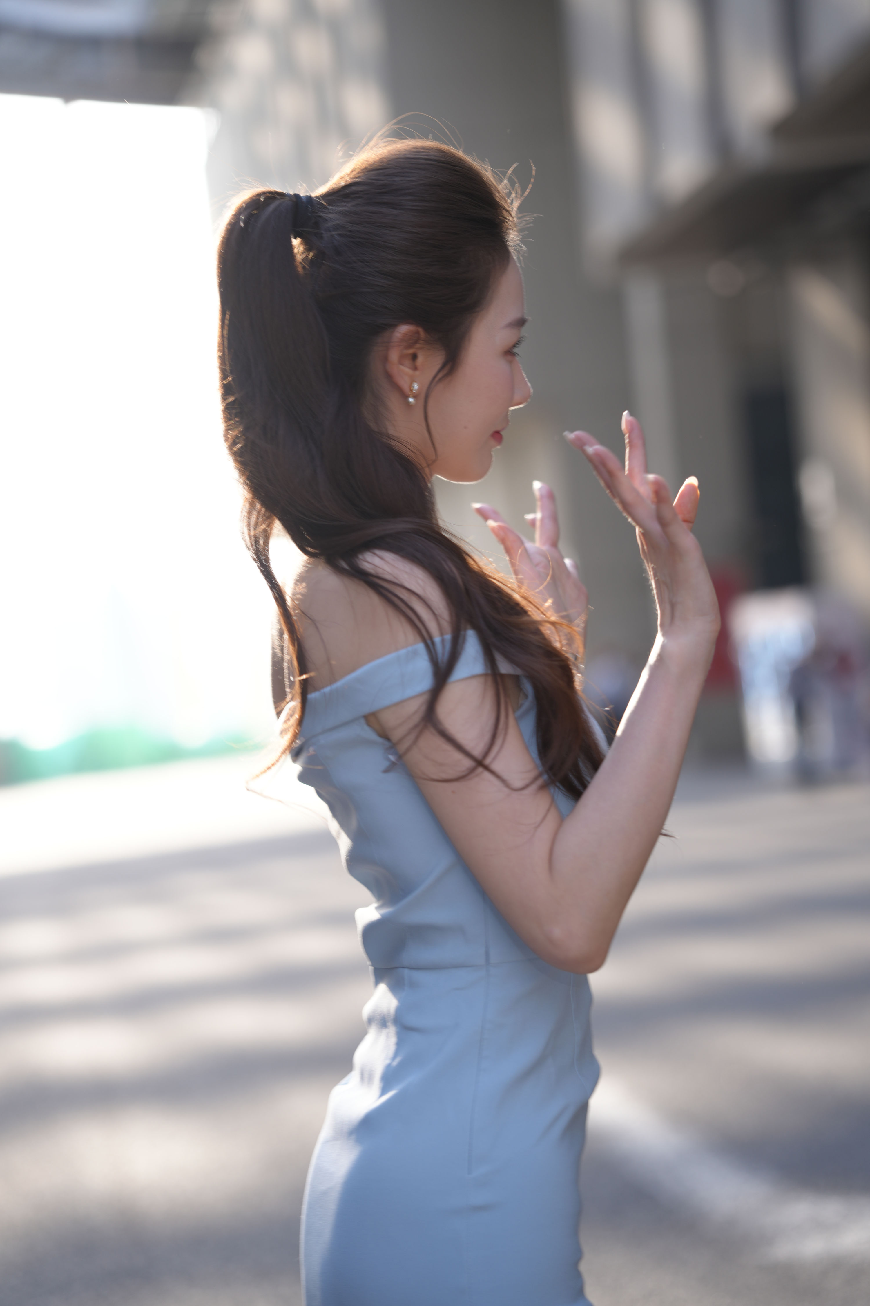 女神敏敏 單馬尾