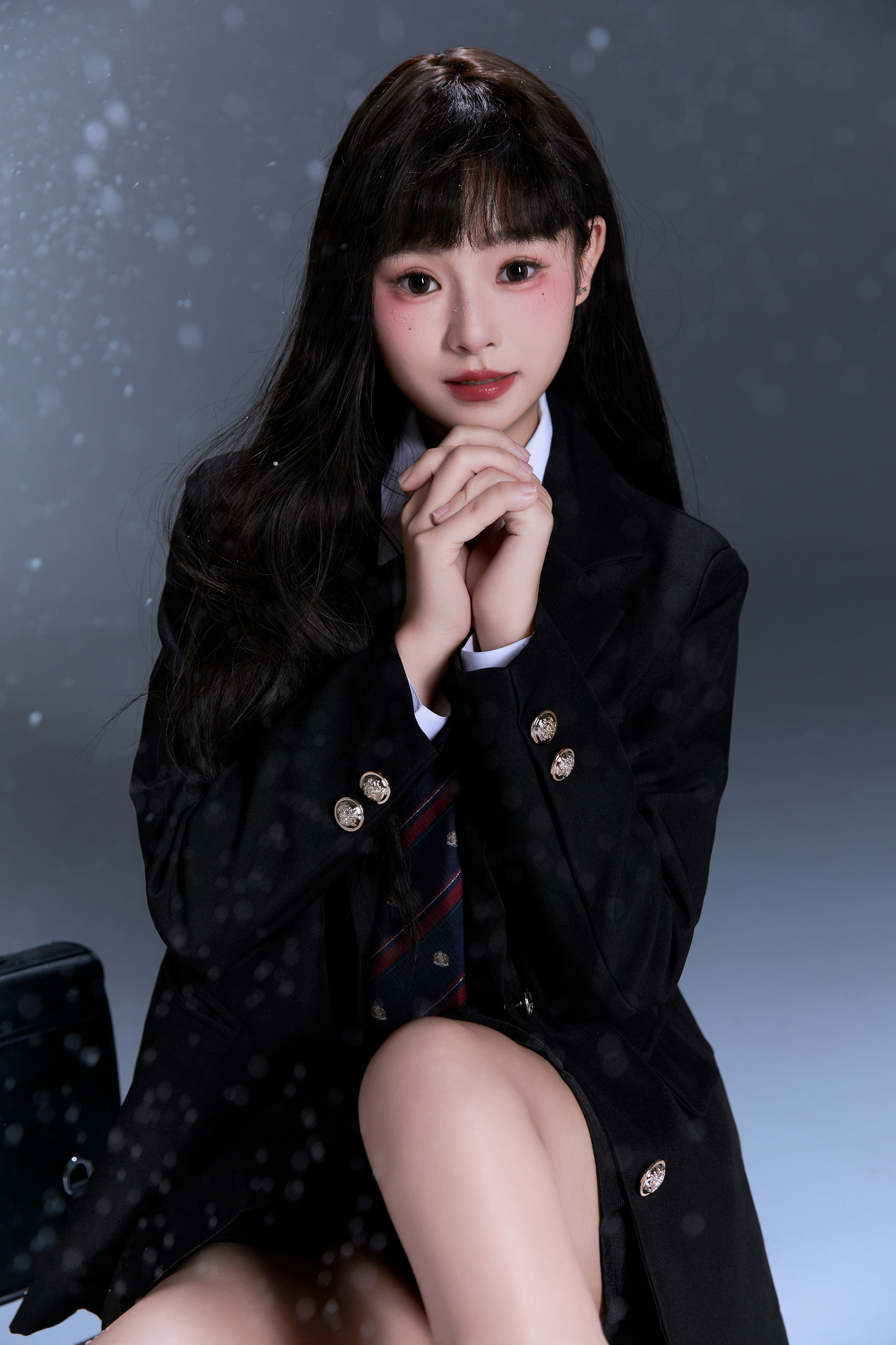 韩系雪景写真 啊丹