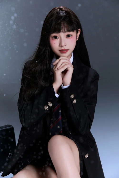 韩系雪景写真 啊丹