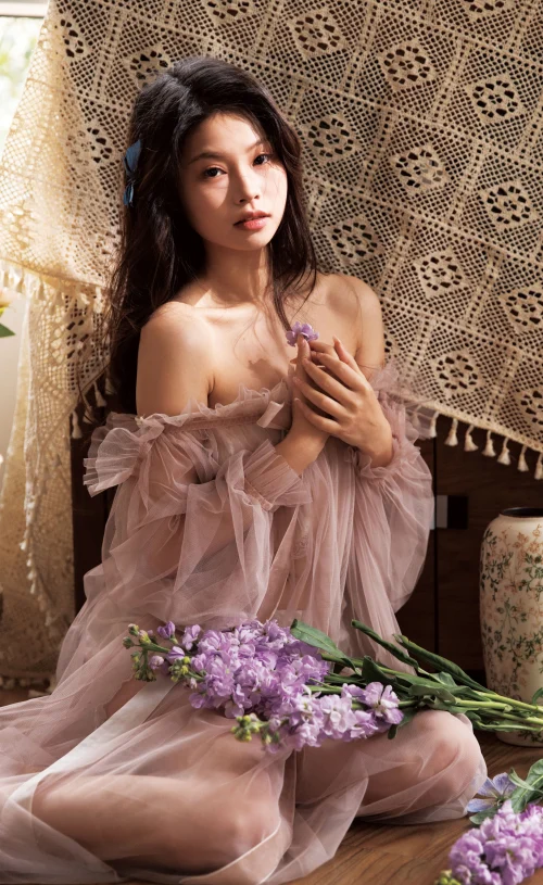 紫色 困困不困了