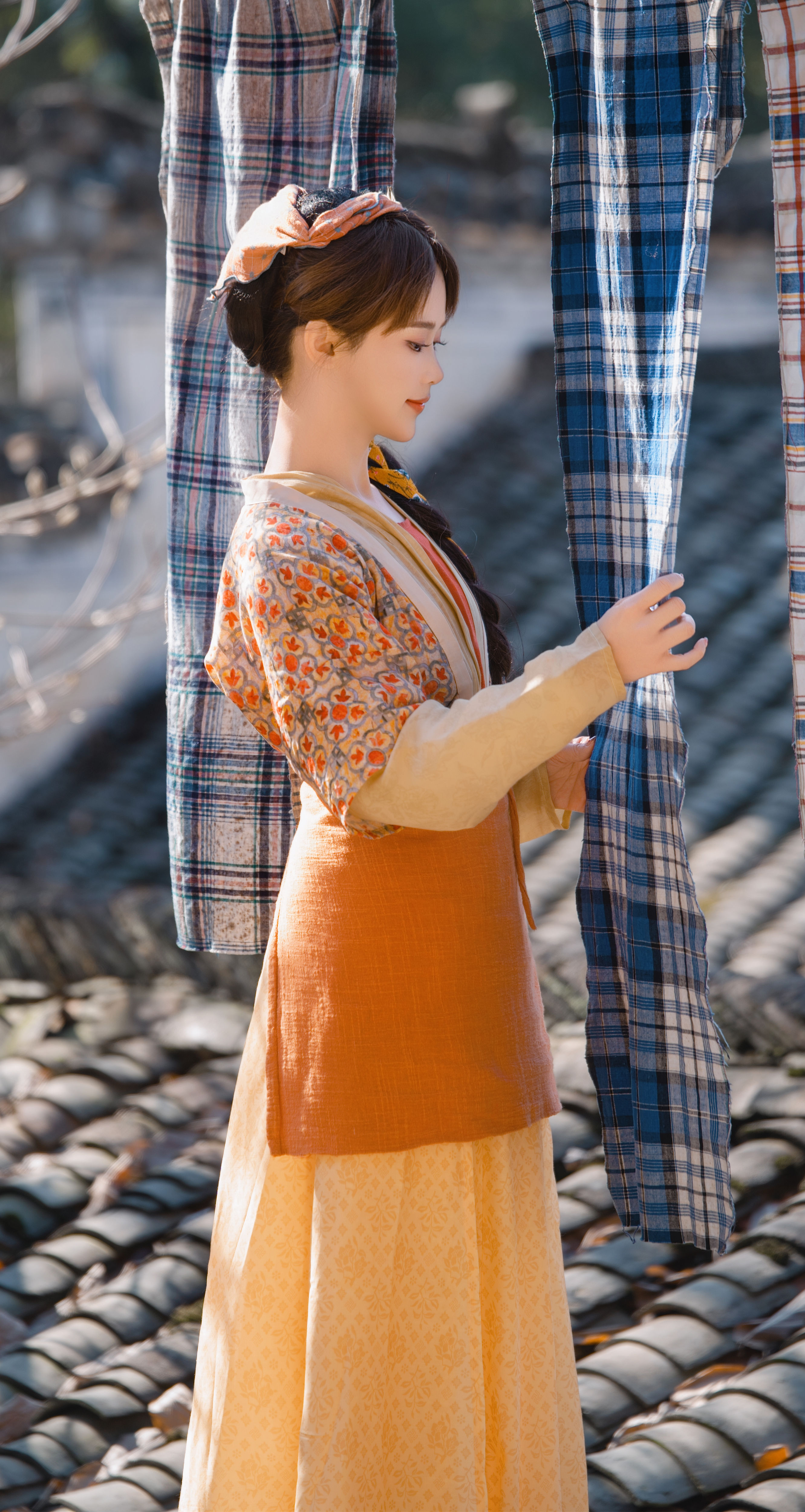 橙色的秋收 张燕红