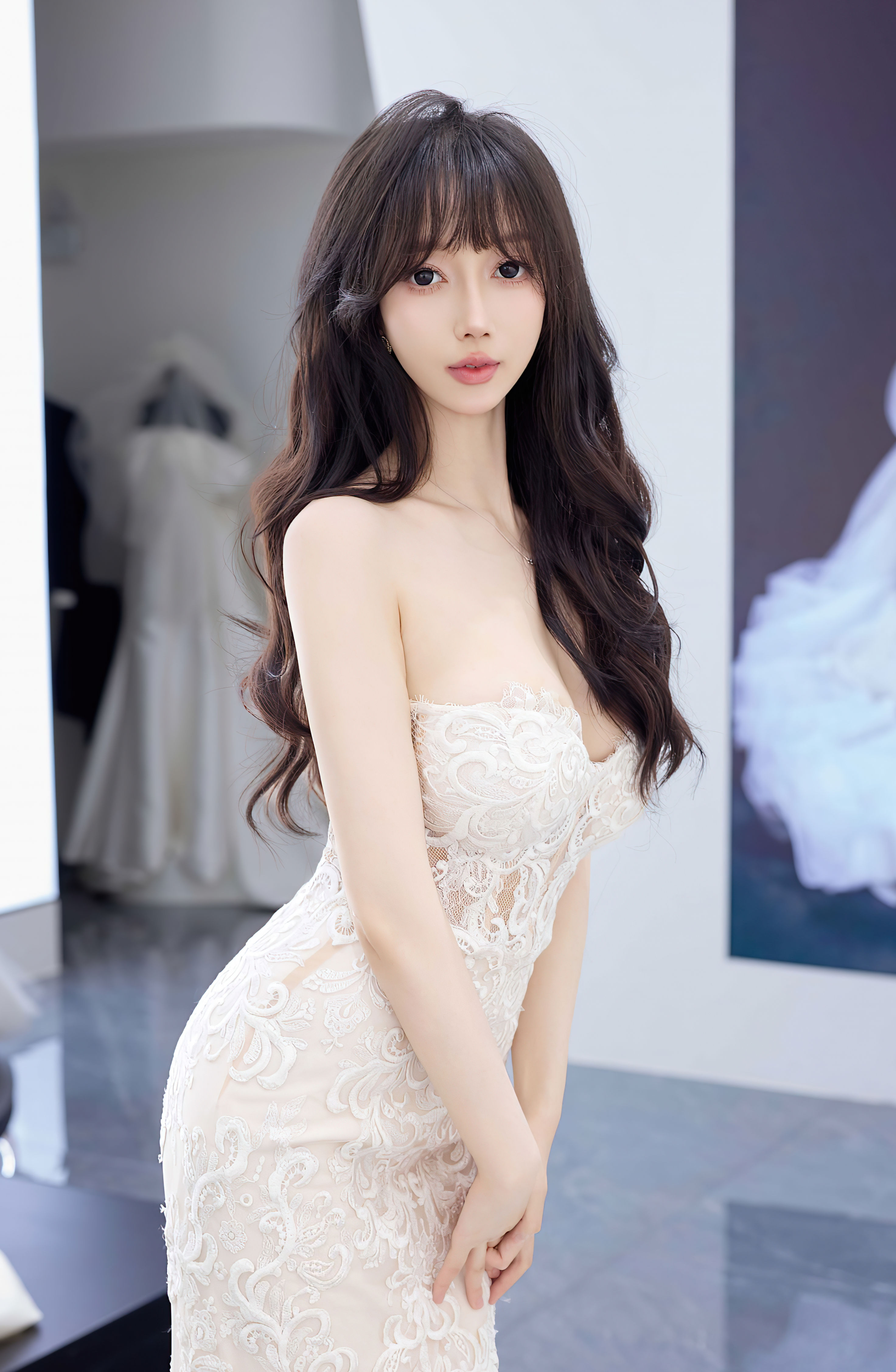 玥儿玥er 蕾丝婚礼服