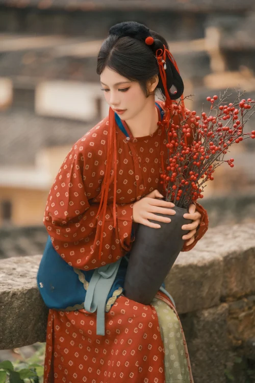 新春晒娘 花花