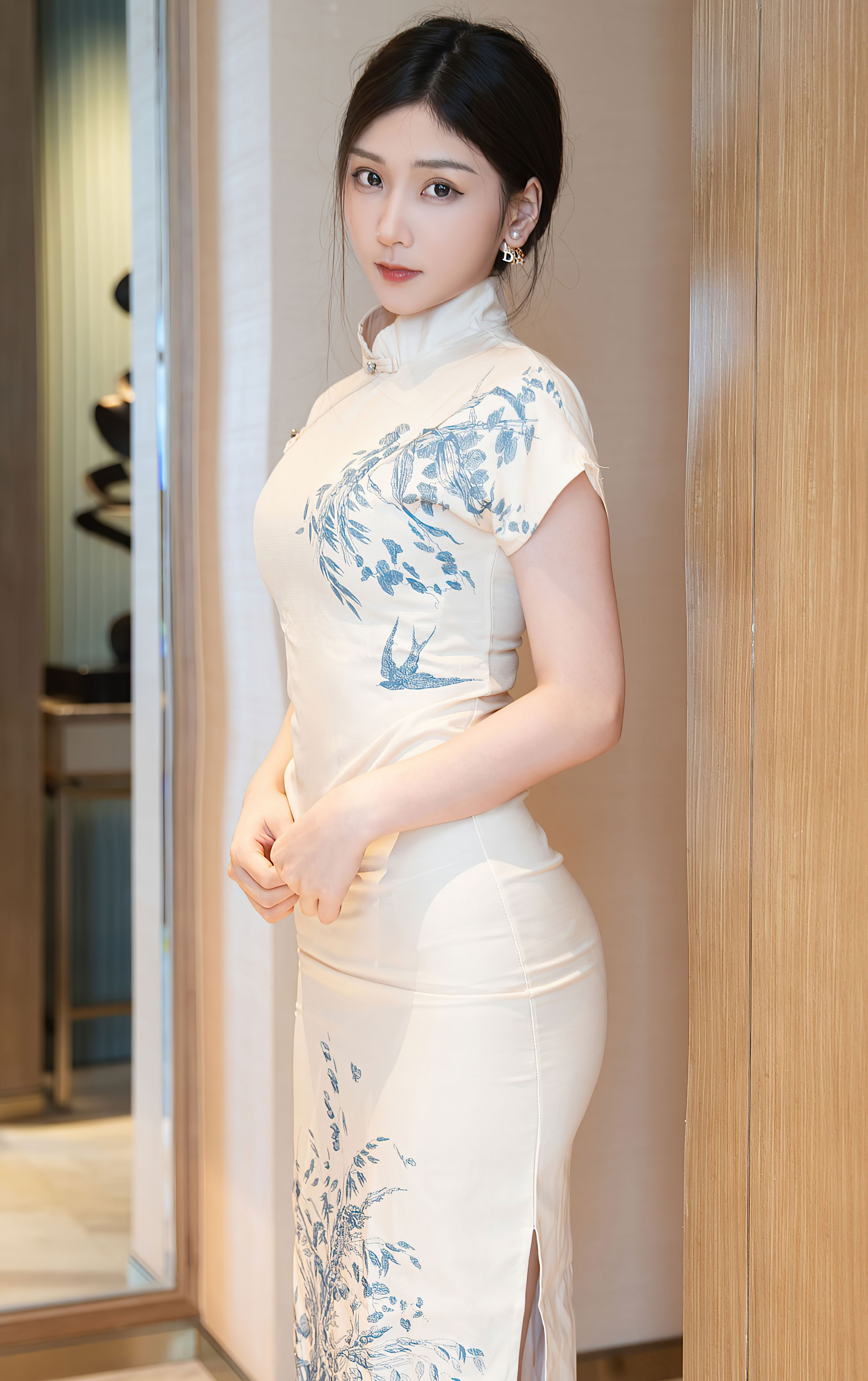 刘婷婷 青花旗袍